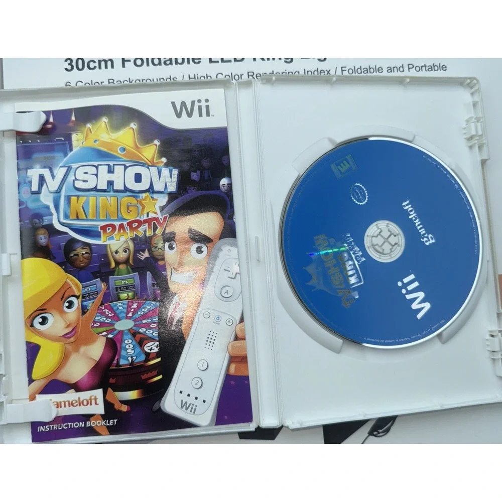Nintendo Wii Tv Show King Party With Manual And An Excellent Condition‎